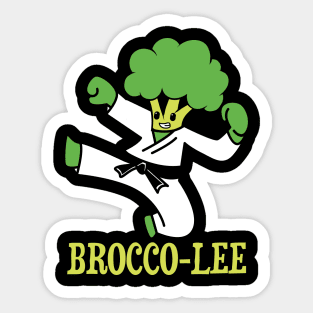 Brocco Lee - Cute Broccoli Sticker